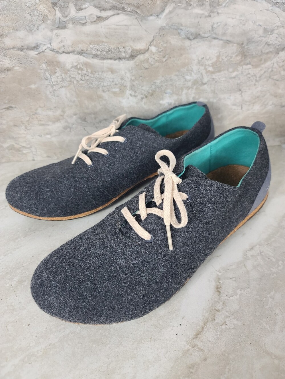 Sole District by ReCork Grace Gray Slip-On Recycled Cork Sneakers Shoes 11